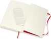Moleskine Scarlet Red Large Plain Notebook Soft Voir les images du produit 5