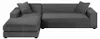 Sofabezug 4 Sitzer 235-300cm - Grau - Samt - Stretch Produktbild-Vorschau 10