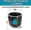 BigDean 3X Blumentopf Style ø 58 cm anthrazit mit Produktbild-Vorschau 2