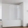 IMPTS Duschwand für Badewanne 140x140cm 3-teilig Faltwand Produktbild-Vorschau 1