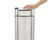 Simplehuman poubelle CW2016 Slim 40 L inox brossé Voir les images du produit 11