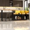 Sweiko Table de bar extensible avec éclairage LED et Voir les images du produit 14