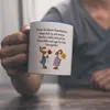 Ostergedicht über Osterhasen Kaffeebecher in hellblau mit Produktbild-Vorschau 6