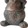BELIANI Figurka dekoracyjna płyta MgO 37 cm brązowy ozdoba Podgląd zdjęcia produktu 6