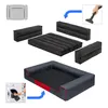Hobbydog Tierbett Victoria, Grau mit Schwarz, 100x66x17 cm Produktbild-Vorschau 7
