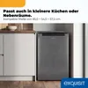 Exquisit Gefrierschrank GS81-040B inoxlook-az | 87 l Produktbild-Vorschau 2