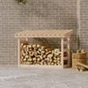 vidaXL Police na palivové dřevo 108x64,5x78 cm borovicový Náhled obrázku produktu 2