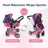 Bayer Chic 2000, passeggino combinato per bambole Mika | 2 Anteprima dell’immagine prodotto 12