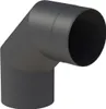 Ø 160 mm Ofenrohr Bogen 90° - schwarz Produktbild-Vorschau 1