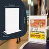 HMF Acryl Tischaufsteller DIN A6, Doppelseitiger T-Ständer Produktbild-Vorschau 5
