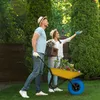 Ruota per carriola Relaxdays 3.50-6, gomma piena, cerchione Anteprima dell’immagine prodotto 3