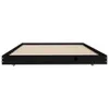 vidaXL Letto in legno massiccio nero 100x200 cm pino Anteprima dell’immagine prodotto 6