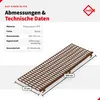 Osłona liści szer. 100-150mm dł. 1m brązowa PROTEKTOR Podgląd zdjęcia produktu 2