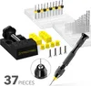 A set of hand drill tools and accessories is displayed on a white background. Produktbild-Vorschau