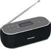 A product shot of a portable Bluetooth speaker with its antenna extended. Produktbild-Vorschau