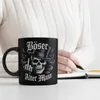 Totenkopf mit Mittelfinger Tasse - Böser alter Mann Produktbild-Vorschau 3