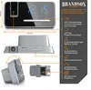 Product features and dimensions are illustrated with text and diagrams. Produktbild-Vorschau
