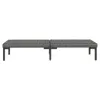 vidaXL 3dílná zahradní souprava Dark Grey Semi-Round Poly Náhled obrázku produktu 5