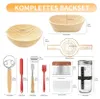 Gärkorb brot Set 10-Teiliges,Sauerteig Starter Set - Inkl. Produktbild-Vorschau 2