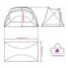 Design Strandzelt Meergrün 274x178x170/148 cm 185T Taft, Produktbild-Vorschau 11