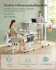 Songmics Schreibtisch, 140cm, weiß, elektrisch Produktbild-Vorschau 4