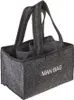 Flaschenträger anthrazit 6 Flaschen Man Bag Filztasche Bier Produktbild-Vorschau 4