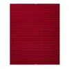 A red pleated blind is shown against a white background. Produktbild-Vorschau