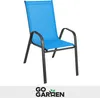 Metall Gartenstühle für Terrasse Balkon Gartensessel blau 4 Produktbild-Vorschau 7
