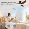 Deckenventilator mit Beleuchtung leise, Ø100cm DC Motor 6 Produktbild-Vorschau 13