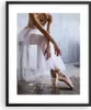 Gerahmtes Poster - Schwarzer Rahmen - Ballerina Ballett Produktbild-Vorschau 1