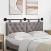 vidaXL Tête de lit suspendue en tissu taupe Voir les images du produit 2