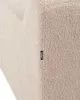 BELIANI Sessel Beige Stoffbezug Bouclé Gesteppt Breite Produktbild-Vorschau 10