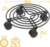 JOIEYOU Plantenrollers, 2 stuks. Plantenroller, rond, Productafbeelding-voorbeeld 2