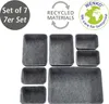 WENKO Schubladen Organizer Set Filz Schwarz Ordnung Produktbild-Vorschau 2
