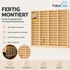 FabaHome MC Regal für 60 Kassetten, Holz Holz Natur Produktbild-Vorschau 4