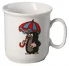 Tasse d'enfant Gaston, 0,25 l, Taupe et parapluie, Thun Voir les images du produit 3
