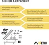 Avoltik Solar Halterung Ziegeldach Montageset Dach Produktbild-Vorschau 6