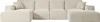 ALTDECOR Ecksofa in U-Form Corner Sofa Bett Eckcouch Couch Produktbild-Vorschau 2