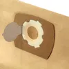A close-up view of a vacuum cleaner bag opening with a white plastic seal and a gray flap. Produktbild-Vorschau