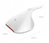 A white handheld vacuum cleaner with dimensions indicated by lines and numbers. Produktbild-Vorschau