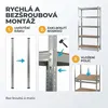 IvoQ Regál – 180 x 90 x 40 cm – 5 nastavitelných polic – Náhled obrázku produktu 5