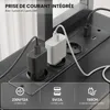 AIORBER Herný stôl v tvare L 148 cm s LED osvetlením USB Náhľad obrázku produktu 10