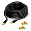 7m ARLI TV Winkel Antennenkabel schwarz – max. 135 dB Produktbild-Vorschau 2