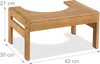 Tabouret de toilettes Relaxdays, aide à la défécation, Voir les images du produit 4