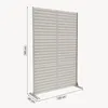 Trennwand ‘Nodepp’ verzinkter Stahl 180 x 120 cm Produktbild-Vorschau 3
