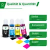 350ml Inhalt Tinte 104 Tintenflasche Kompatibel für Epson Produktbild-Vorschau 4