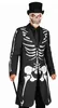 Skelett Totenkopf Mantel - Horror Halloween Kostüm Größe: Produktbild-Vorschau 1