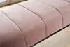Banc rose velouté 108x40x40 cm banc banc tapissé pour Voir les images du produit 5
