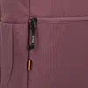 A close-up view of a zipper pull on a purple backpack. Produktbild-Vorschau