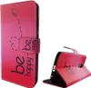 Handyhülle Tasche für Handy ZTE Axon 7 Be Happy Pink Produktbild-Vorschau 1